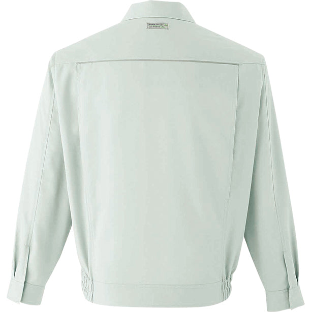 メーカー:ASAHICYO 品名&品番:AC-E7502 春夏長袖ブルゾン カラー:ストーン(バックスタイル)