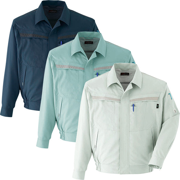 メーカー:ASAHICYO 品名&品番:AC-E7502 春夏長袖ブルゾン(一覧表示用)