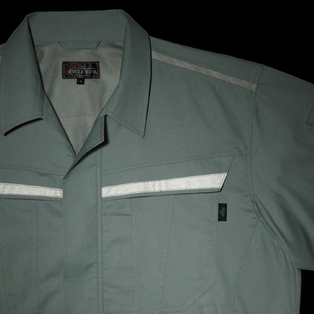 メーカー:ASAHICYO 品名&品番:AC-E7502 春夏長袖ブルゾン 反射イメージ