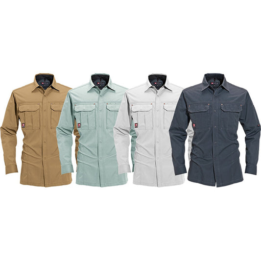 メーカー:BURTLE 品名&品番:BURTLE 8093 長袖シャツ(オプション表示用)