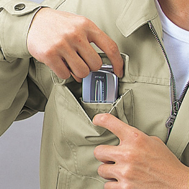 JC-46204 自重堂の長袖シャツ 商品コード:JC-46204 右胸二重ポケット