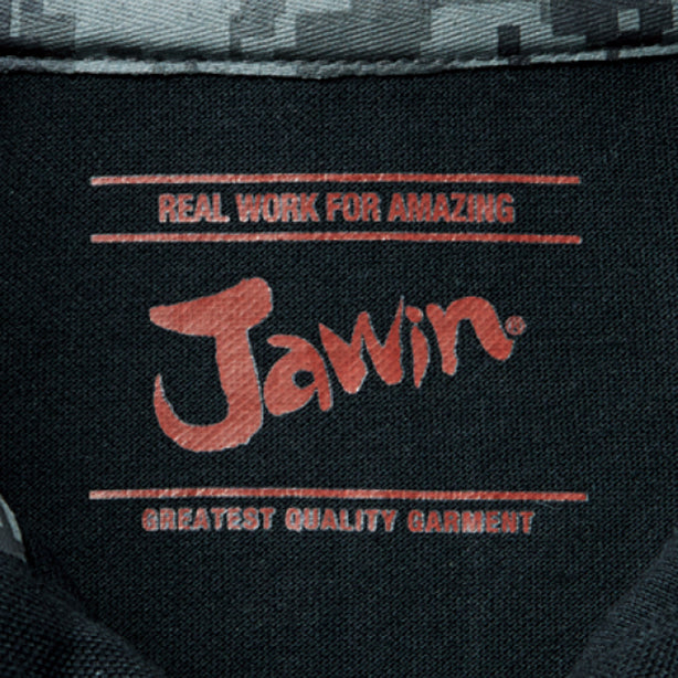 Jawin 55354 半袖ポロシャツ【春夏】 商品コード:JC-55354 背当てプリント