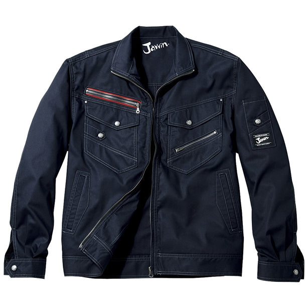 Jawin 56000 長袖ジャンパー 商品コード:JC-56000 色:ネービー(オプション表示用)