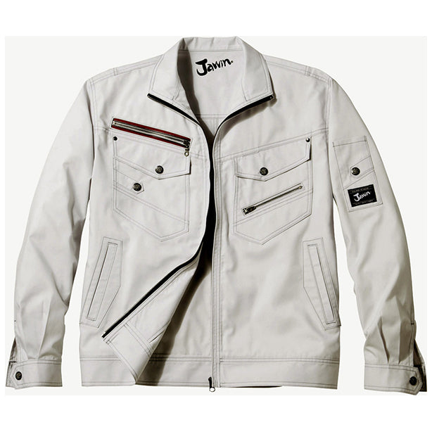 Jawin 56000 長袖ジャンパー 商品コード:JC-56000 色:シルバー(オプション表示用)