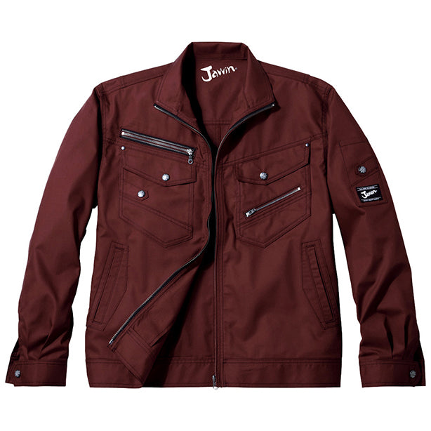 Jawin 56000 長袖ジャンパー 商品コード:JC-56000 色:ワイン(オプション表示用)