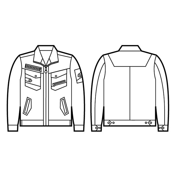 Jawin 56000 長袖ジャンパー 商品コード:JC-56000 絵型