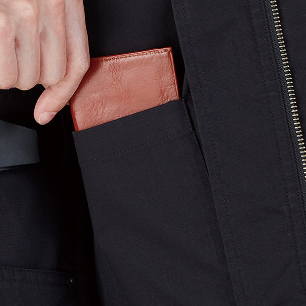 JAWIN 57500 ストレッチ長袖ジャンパー【春夏】 商品コード:JC-57500 左側内ポケット