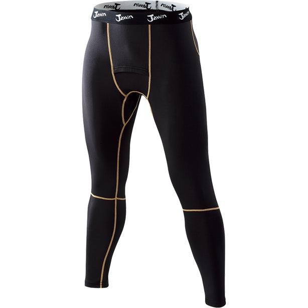 Jawin 58201 吸湿発熱 裏起毛コンプレッション【ロングパンツ】 商品コード:JC-58201 色:ブラック(一覧表示用)