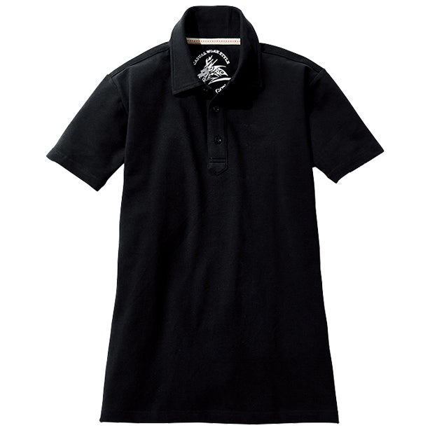 Z-DRAGON 75114 ストレッチ半袖ポロシャツ【春夏】 商品コード:JC-75114 色:ブラック(オプション表示用)