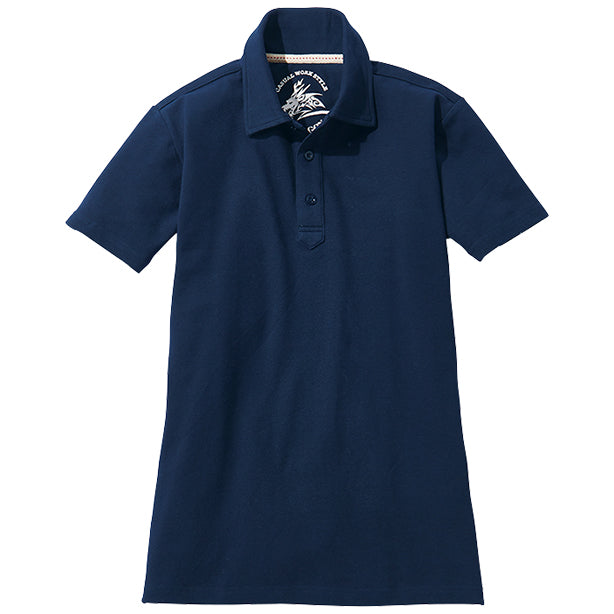 Z-DRAGON 75114 ストレッチ半袖ポロシャツ【春夏】 商品コード:JC-75114 色:ネービー(一覧表示用)