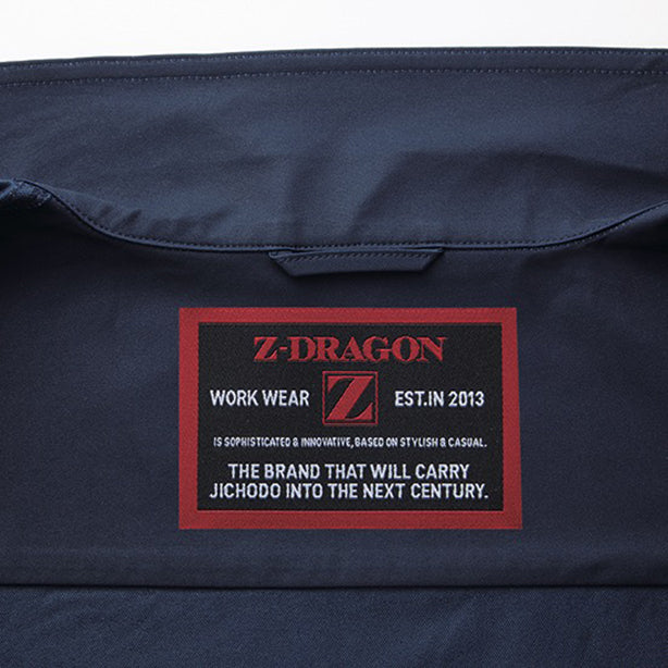 メーカー:JICHODO 品名&品番:Z-DRAGON JC-77500 SDGsエコ製品制電ストレッチ長袖ジャンパー 背ネーム