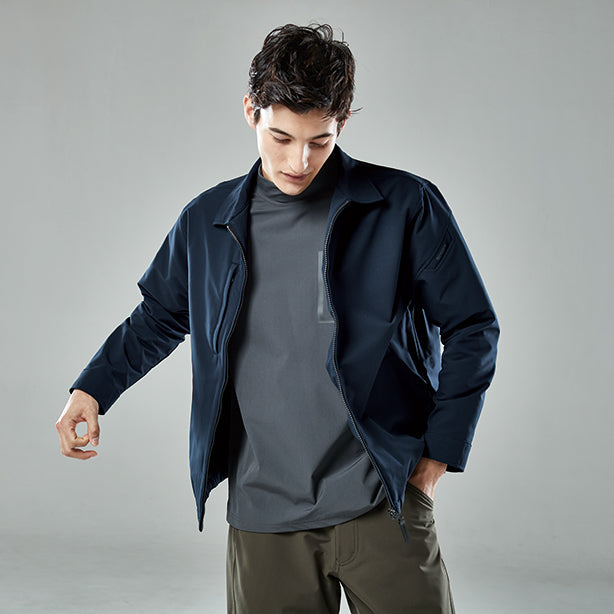 メーカー:TS_DESIGN 品名&品番:TS DESIGN 5607 TSエコダブルライトクロススウィングトップ【春夏】 着用イメージ男性