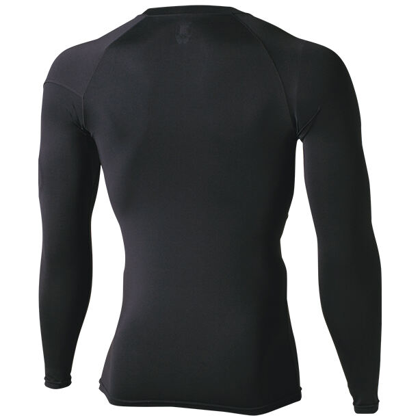 TSD-4235 ラミネート ロングスリーブジップシャツ 商品コード:TSD-81251 バックスタイル