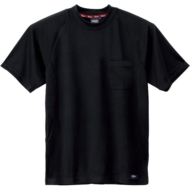 メーカー:XEBEC 品名&品番:ジーベック XE-6124 半袖Tシャツ(一覧表示用) カラー:クロ
