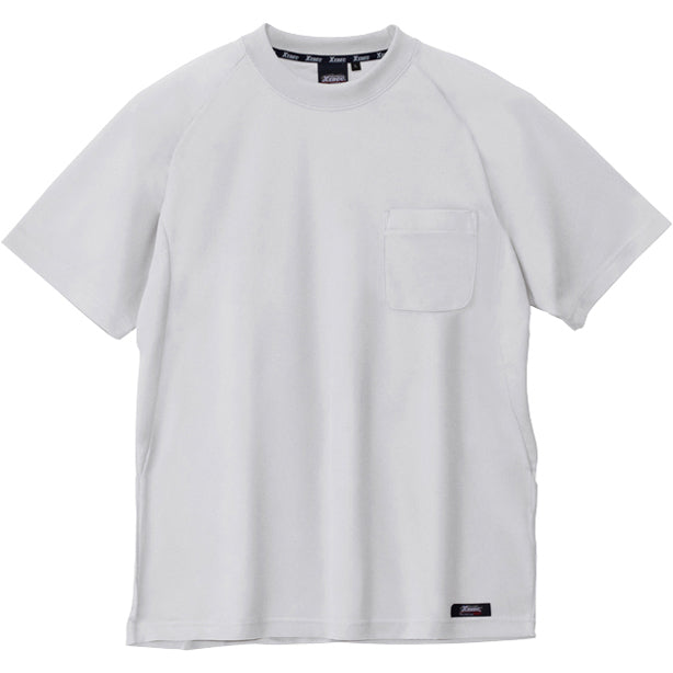 メーカー:XEBEC 品名&品番:ジーベック XE-6124 半袖Tシャツ(オプション表示用) カラー:グレー