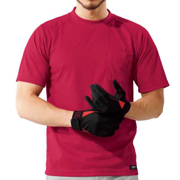 メーカー:XEBEC 品名&品番:ジーベック XE-6124 半袖Tシャツ 着用イメージ男性