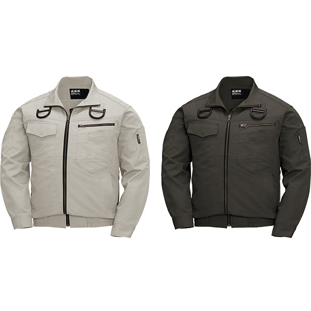 メーカー:XEBEC 品名&品番:現場服 XE-98102 ハーネス対応空調服™長袖ブルゾン【ウエアのみ】 各種カラー