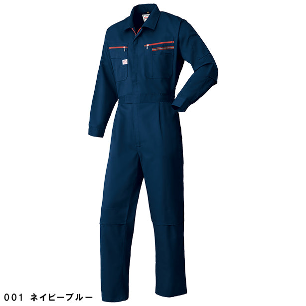 メーカー:YAMADATATSU 品名&品番:AUTO-BI YD-1280 動きやすいつなぎ服(一覧表示用) カラー:ネイビーブルー