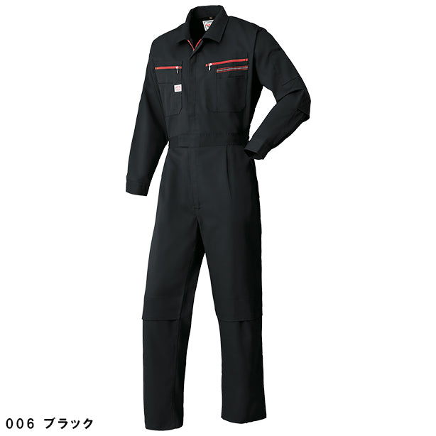 メーカー:YAMADATATSU 品名&品番:AUTO-BI YD-1280 動きやすいつなぎ服(一覧表示用) カラー:ブラック