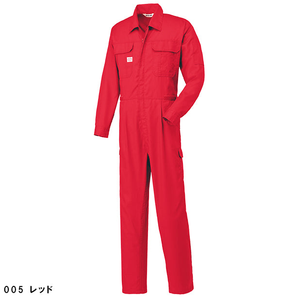 メーカー:YAMADATATSU 品名&品番:AUTO-BI YD-2300 春夏帯電防止長袖つなぎ服(一覧表示用) カラー:レッド