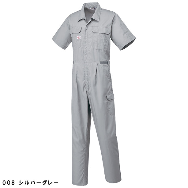 メーカー:YAMADATATSU 品名&品番:AUTO-BI YD-2301春夏帯電防止半袖つなぎ服(一覧表示用) カラー:シルバーグレー