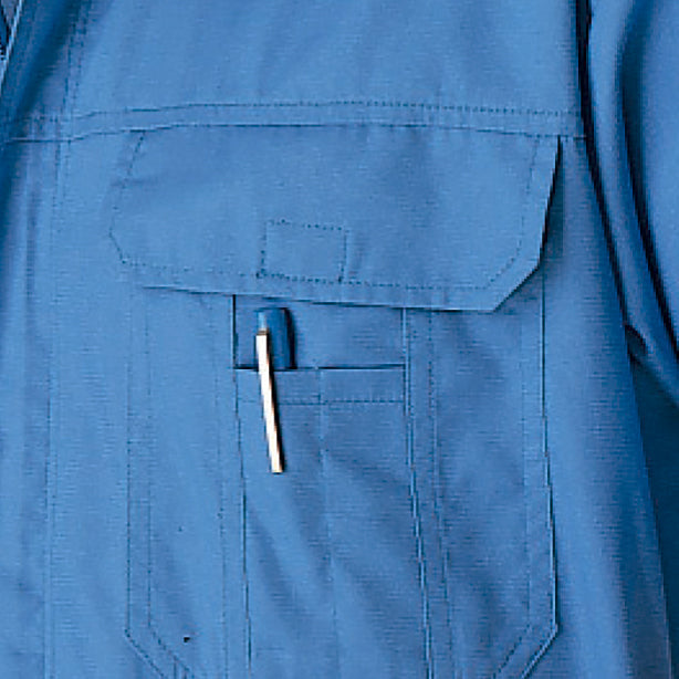 メーカー:YAMADATATSU 品名&品番:AUTO-BI YD-2301春夏帯電防止半袖つなぎ服 左胸ポケットペン差し付き