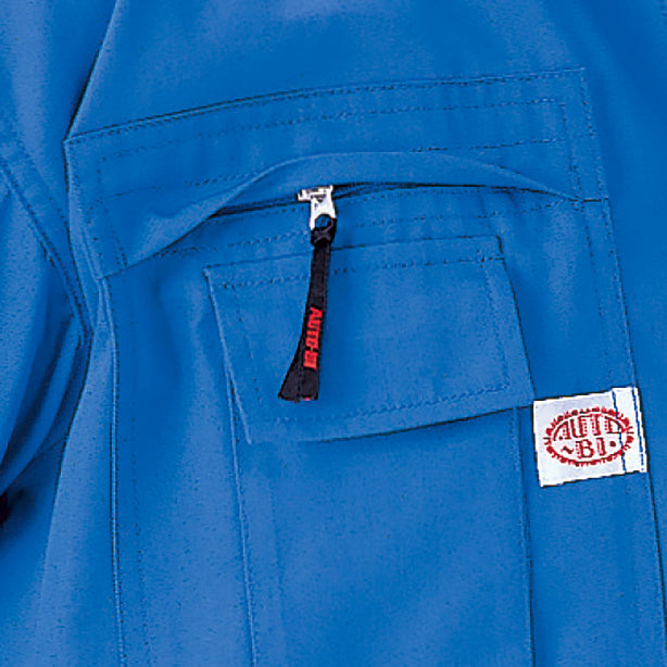 メーカー:YAMADATATSU 品名&品番:AUTO-BI YD-5750 エコ素材プロ仕様つなぎ服 ロゴ入り引手