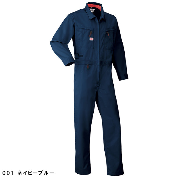 メーカー:YAMADATATSU 品名&品番:AUTO-BI YD-6900 腰割れ式長袖つなぎ服(一覧表示用) カラー:ネイビーブルー