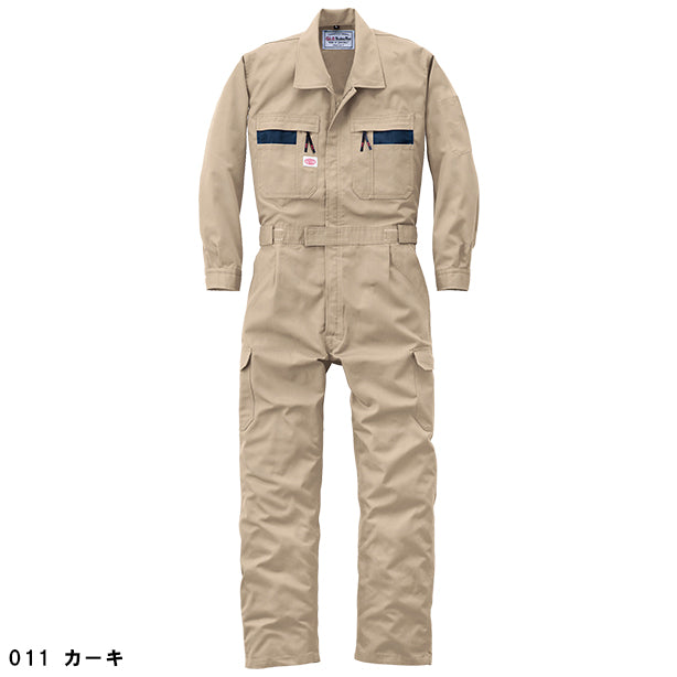メーカー:YAMADATATSU 品名&品番:AUTO-BI YD-8700 ストライプ調つなぎ服(一覧表示用) カラー:カーキ