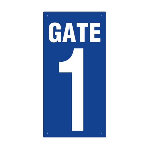 ゲート表示板 GATE 1 タテ