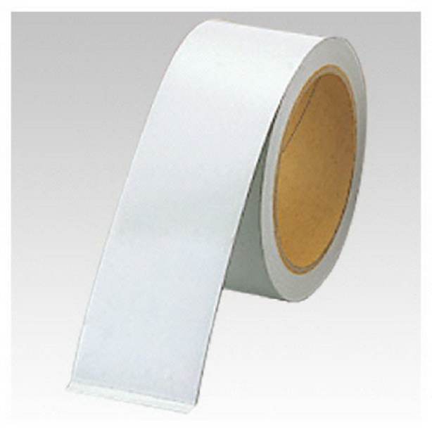 反射テープ 白 50mm幅×10m　374-36