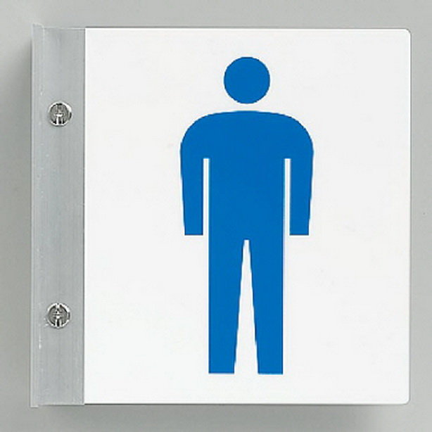トイレ表示 男セット
