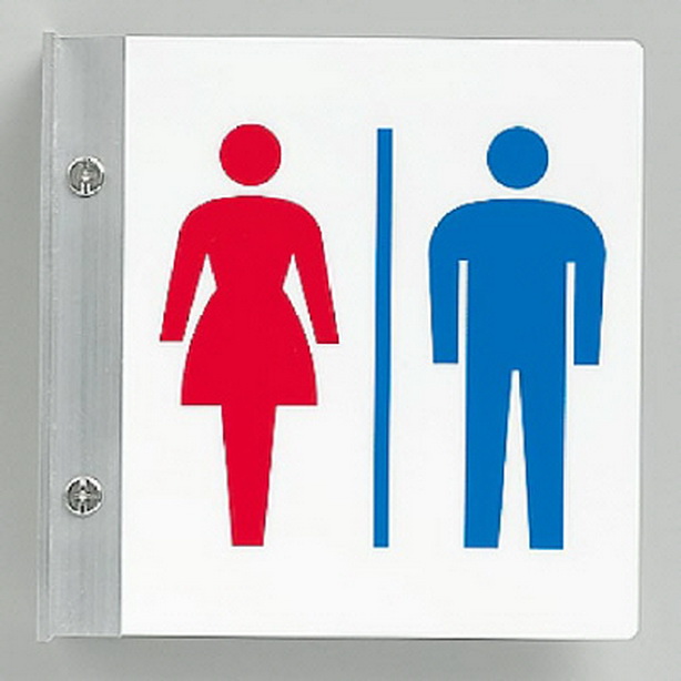 トイレ表示 男女セット