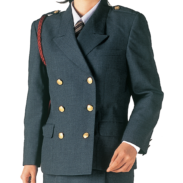 女子肩章付ジャケット　M585-1