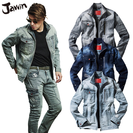 JAWIN 53000 ストレッチデニムジャンパー【秋冬】 JC-53000(オプション表示用)