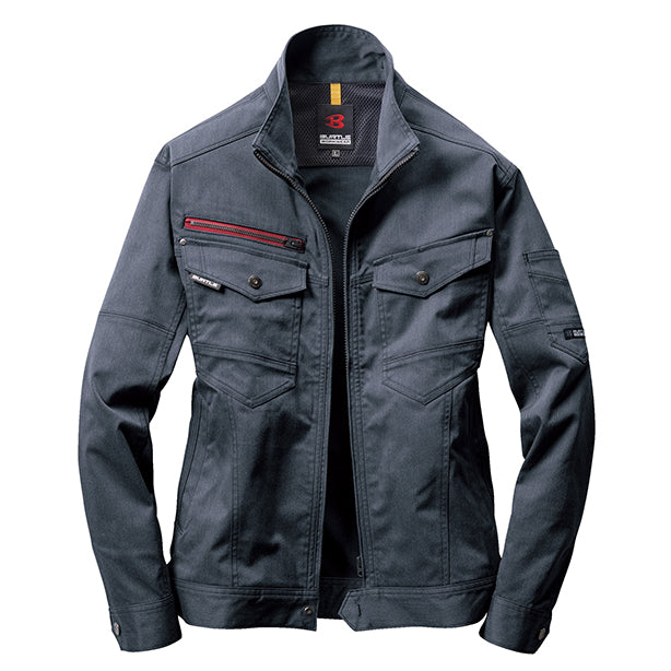 BURTLE　クレイジーストレッチ　7051シリーズ　ジャケット【秋冬】【ユニセックス】 商品コード：BA-7051 色：インディゴ(一覧表示用)