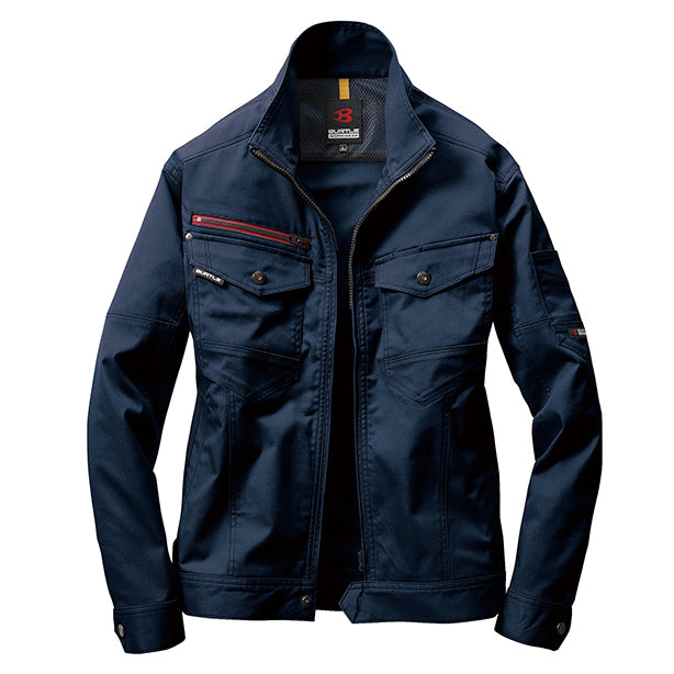 BURTLE　クレイジーストレッチ　7051シリーズ　ジャケット【秋冬】【ユニセックス】 商品コード：BA-7051 色：ネイビー(一覧表示用)