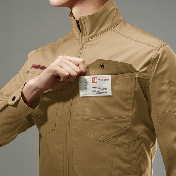 BURTLE　クレイジーストレッチ　7051シリーズ　ジャケット【秋冬】【ユニセックス】 商品コード：BA-7051 左胸二重ポケット