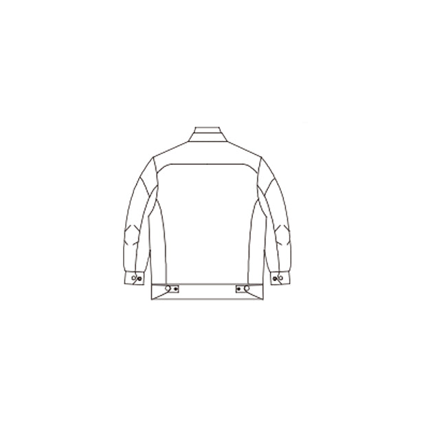 XEBECの現場服・ブルゾン 商品コード：XE-2170 絵型