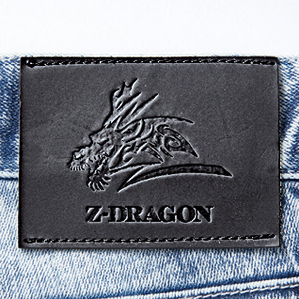 Z-DRAGON 72302 ストレッチデニムノータックカーゴパンツ【秋冬】 商品コード：JC-72302 ロゴタグ