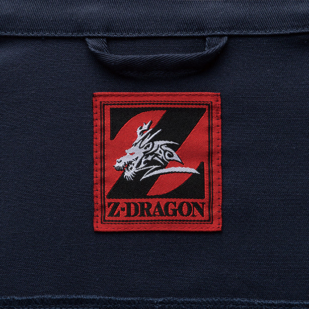Z-DRAGON 72600 ストレッチスリムジャンパー【秋冬】 商品コード：JC-72600 ロゴ入り織ネーム