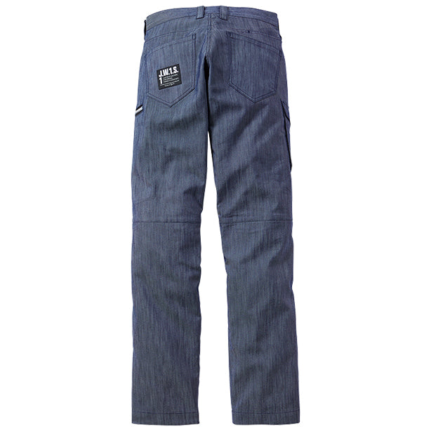 JAWIN 53402ストレッチカーゴパンツ【秋冬】 商品コード：JC-53402 色：インディゴ(オプション表示用)バックスタイル