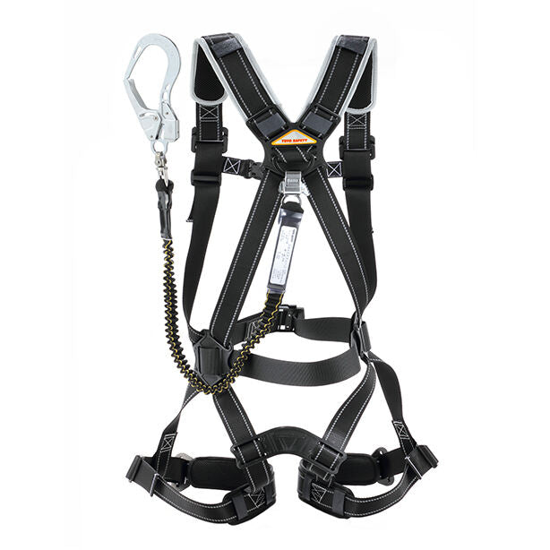 墜落制止用器具　フルハーネス型伸縮式シングル（フルセット）【トーヨーセフティー】