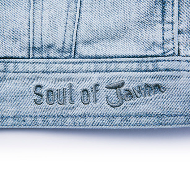 JAWIN 53000 ストレッチデニムジャンパー【秋冬】 商品コード：JC-53000 ロゴ刺繍