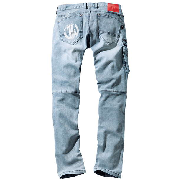 JAWIN 53002 ストレッチデニムノータックカーゴパンツ【秋冬】 商品コード：JC-53002 (一覧表示用)