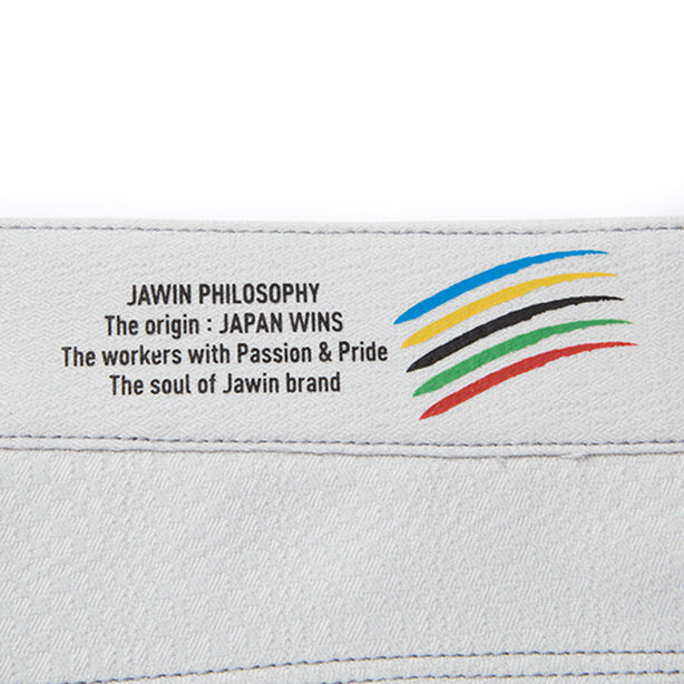 JAWIN 53102 ストレッチノータックカーゴパンツ【秋冬】 商品コード：JC-53102 背当てプリント五輪イメージ