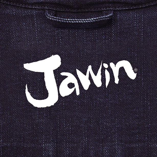 JAWIN 52900 ストレッチデニムジャンパー【秋冬】 商品コード：JC-52900 ロゴプリント
