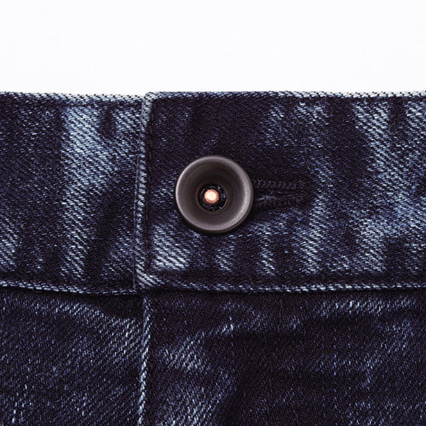JAWIN 52902 ストレッチデニムノータックカーゴパンツ【秋冬】 商品コード：JC-52902 タック（ボタン帯）