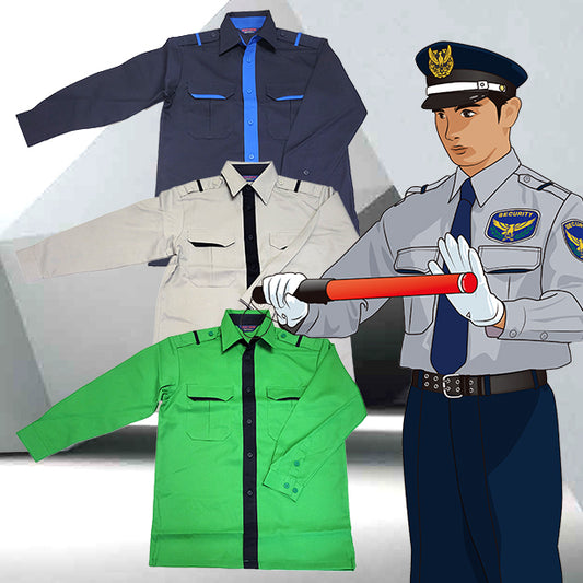 High-Tachibana TH-2468 警備秋冬長袖カッターシャツ（男女兼用）