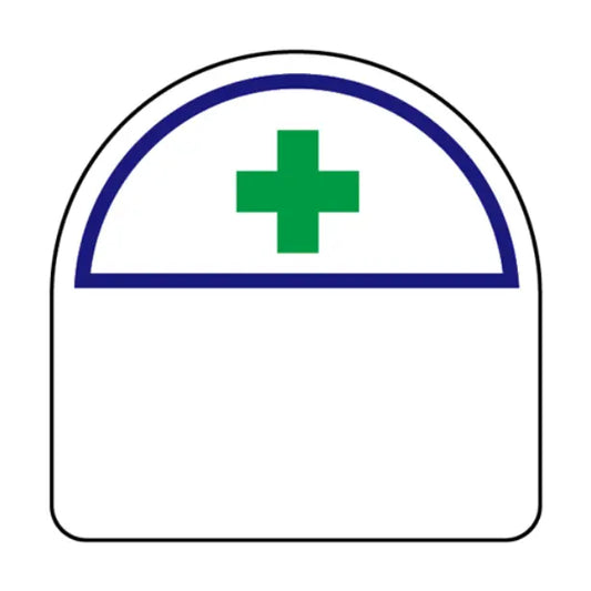 ヘルタイ兼用ステッカー　無地 10枚1組[UNT]